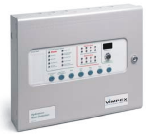 Vimpex Hydrosense HSRP-S-4-230 4 Zone Konvansiyonel Sıvı Kaçak Algılama Sistemi - 230 VAC Tekrarlayıcı Panel