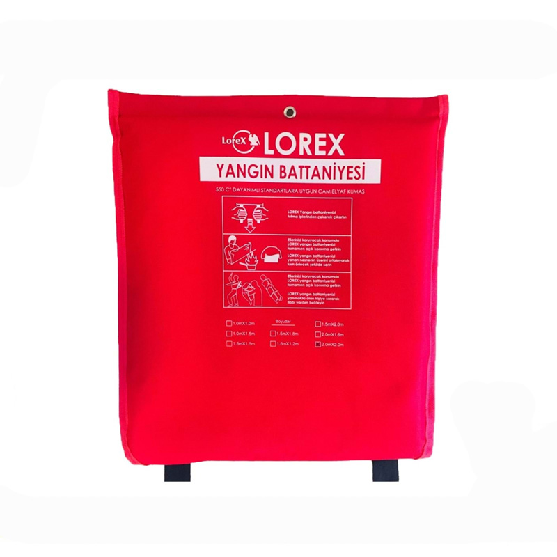 LOREX LR-FB2020C 200cm x 200cm — огнетушащее покрывало в сумке (турецкий, стандарт)